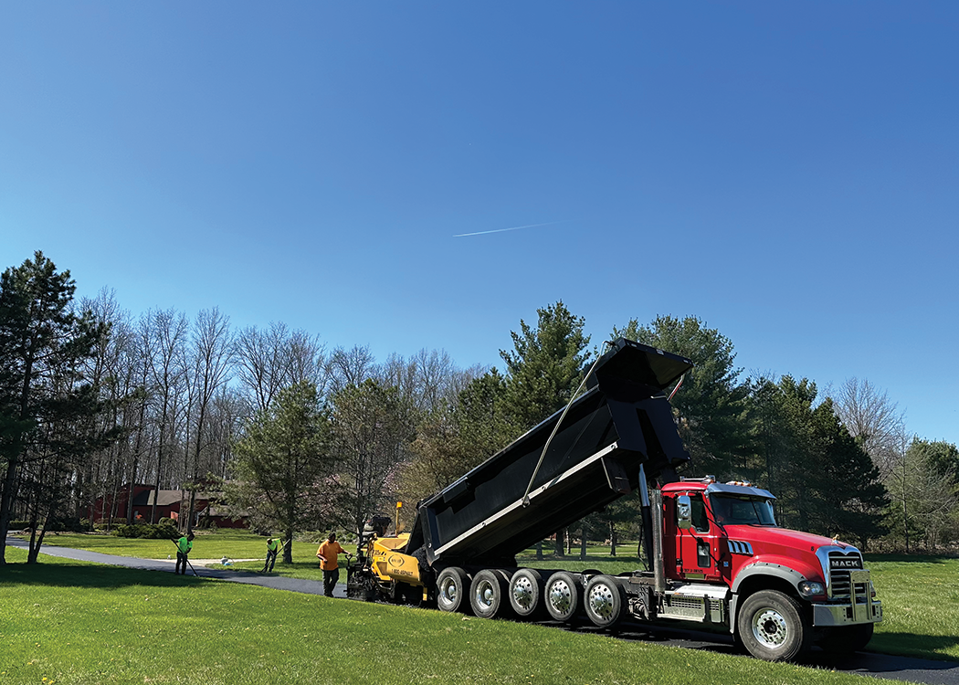 Residential Asphalt Paving Truck