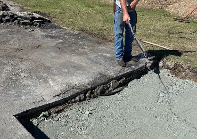 Asphalt repair with Smith Paving
