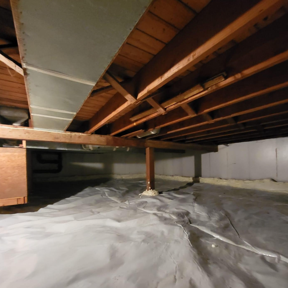 Crawl Space Encapsulation Inside