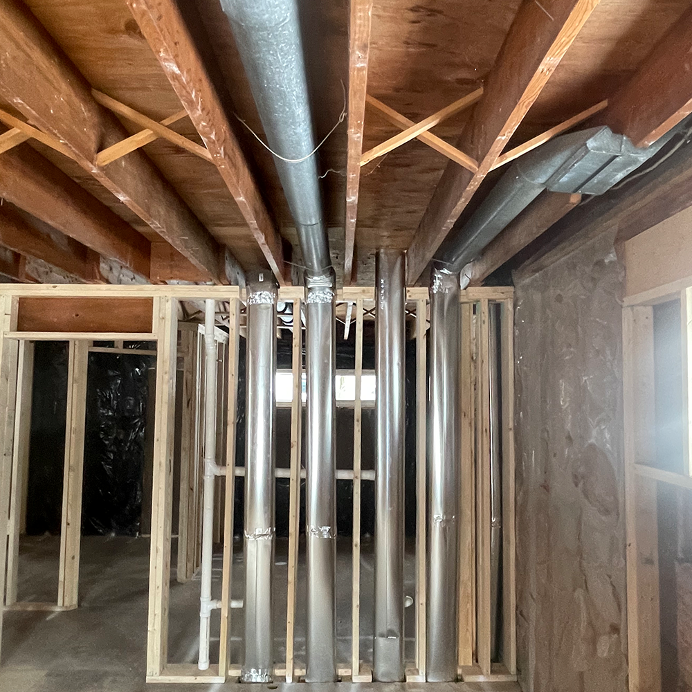 HVAC Installation Inside
