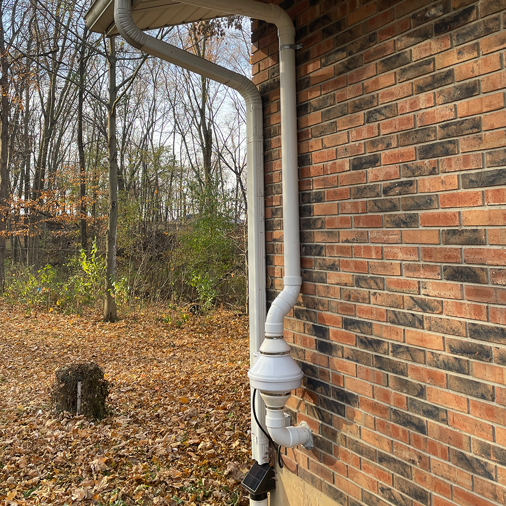 Radon Mitigation Outside Home