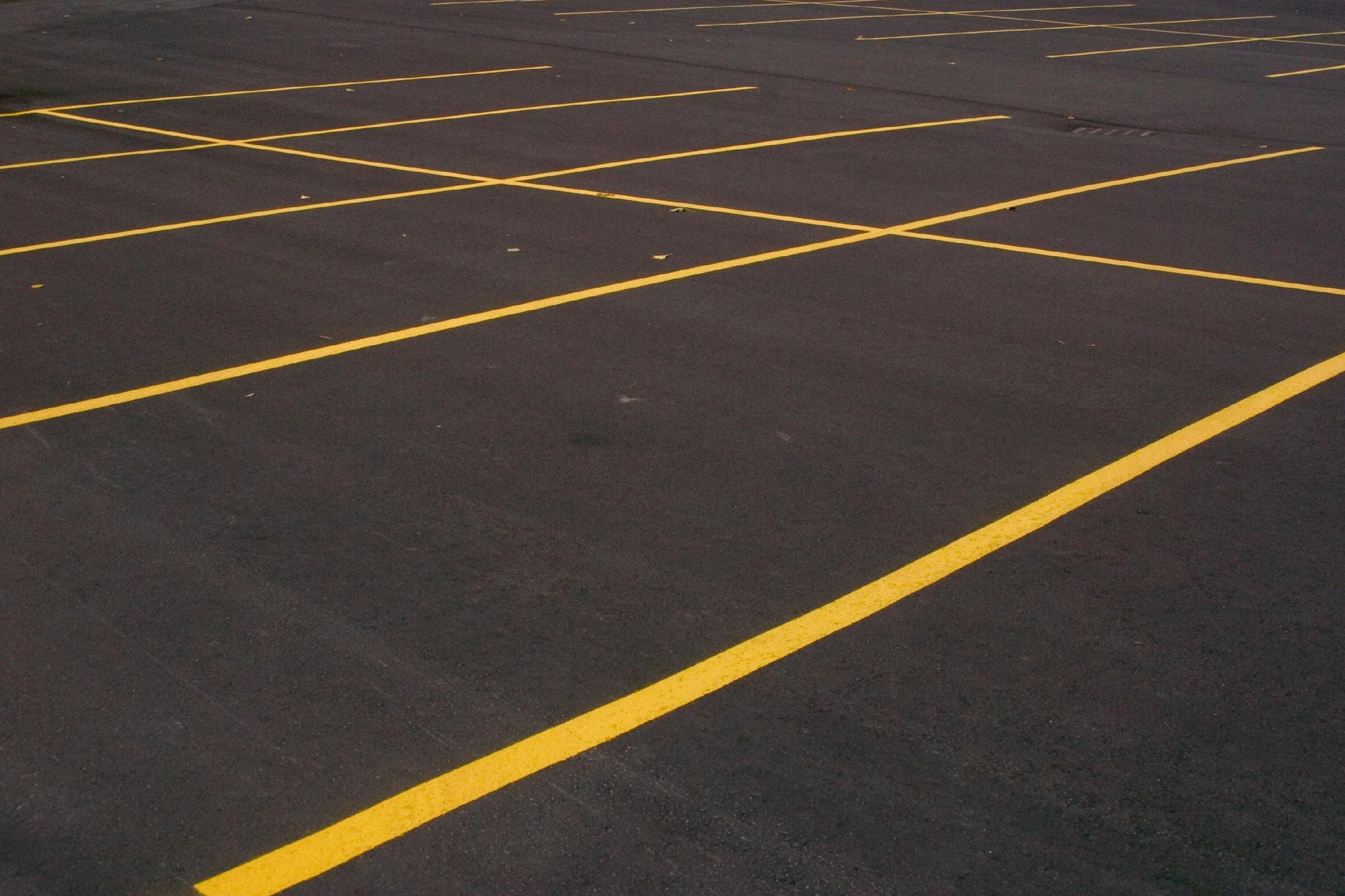 Commercial Asphalt Parking Lot with Rocky Top