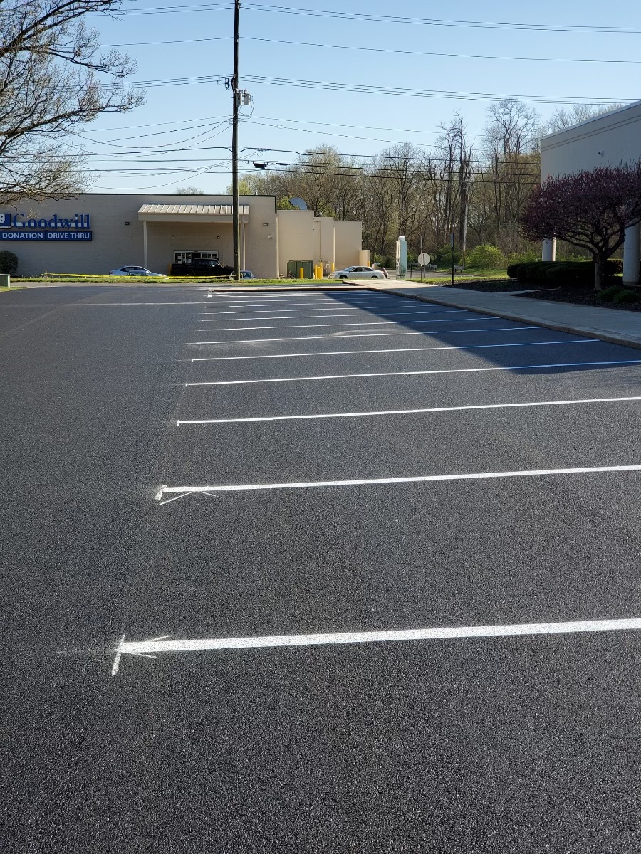 Asphalt Parking Lot Stripes