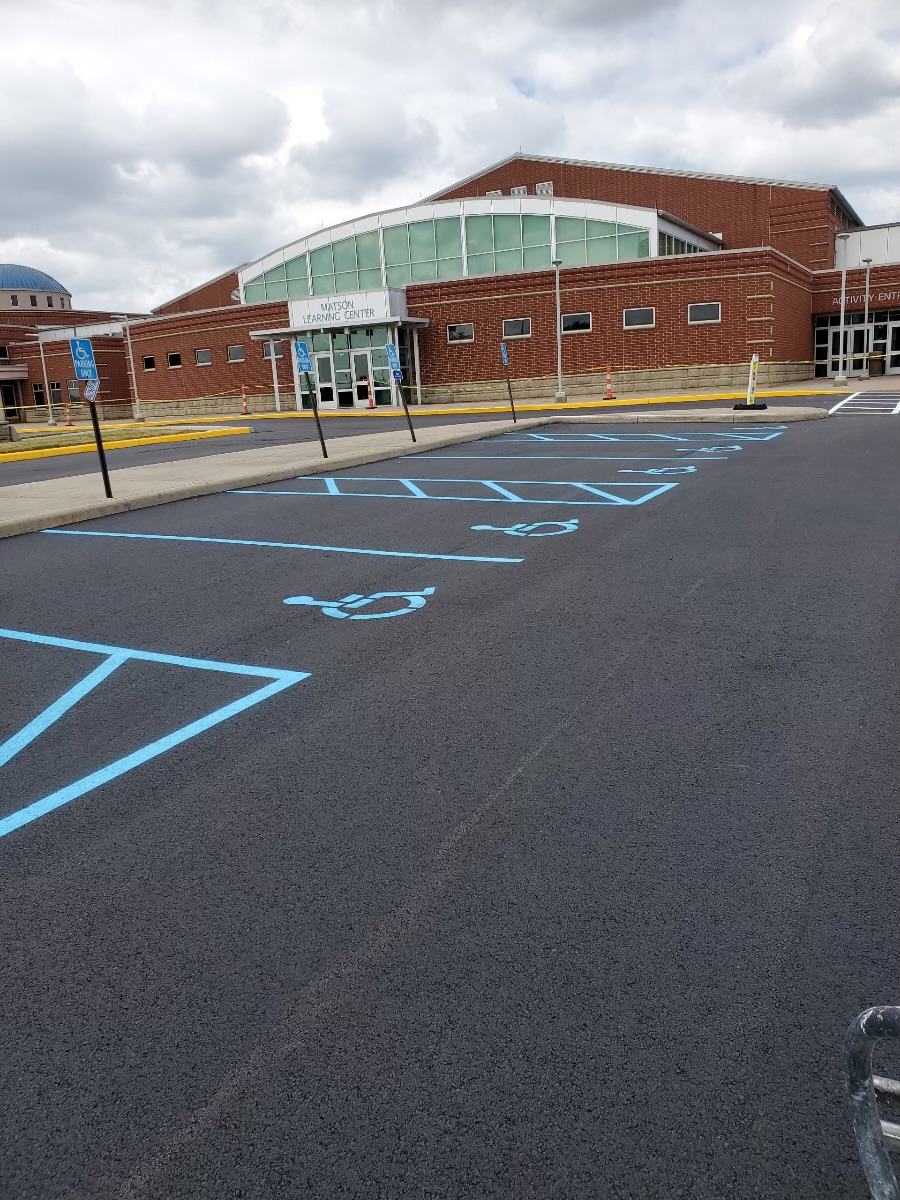Asphalt ADA Compliant Spaces