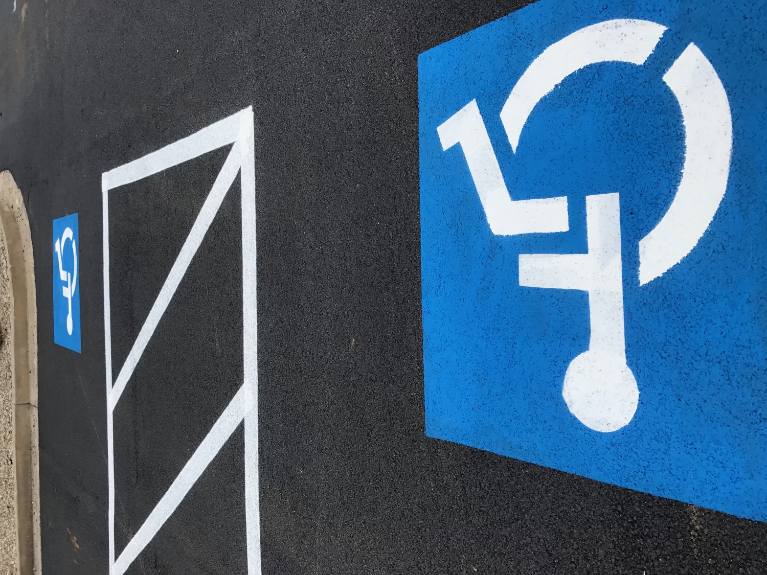 Handicapped ripingParking Spaces