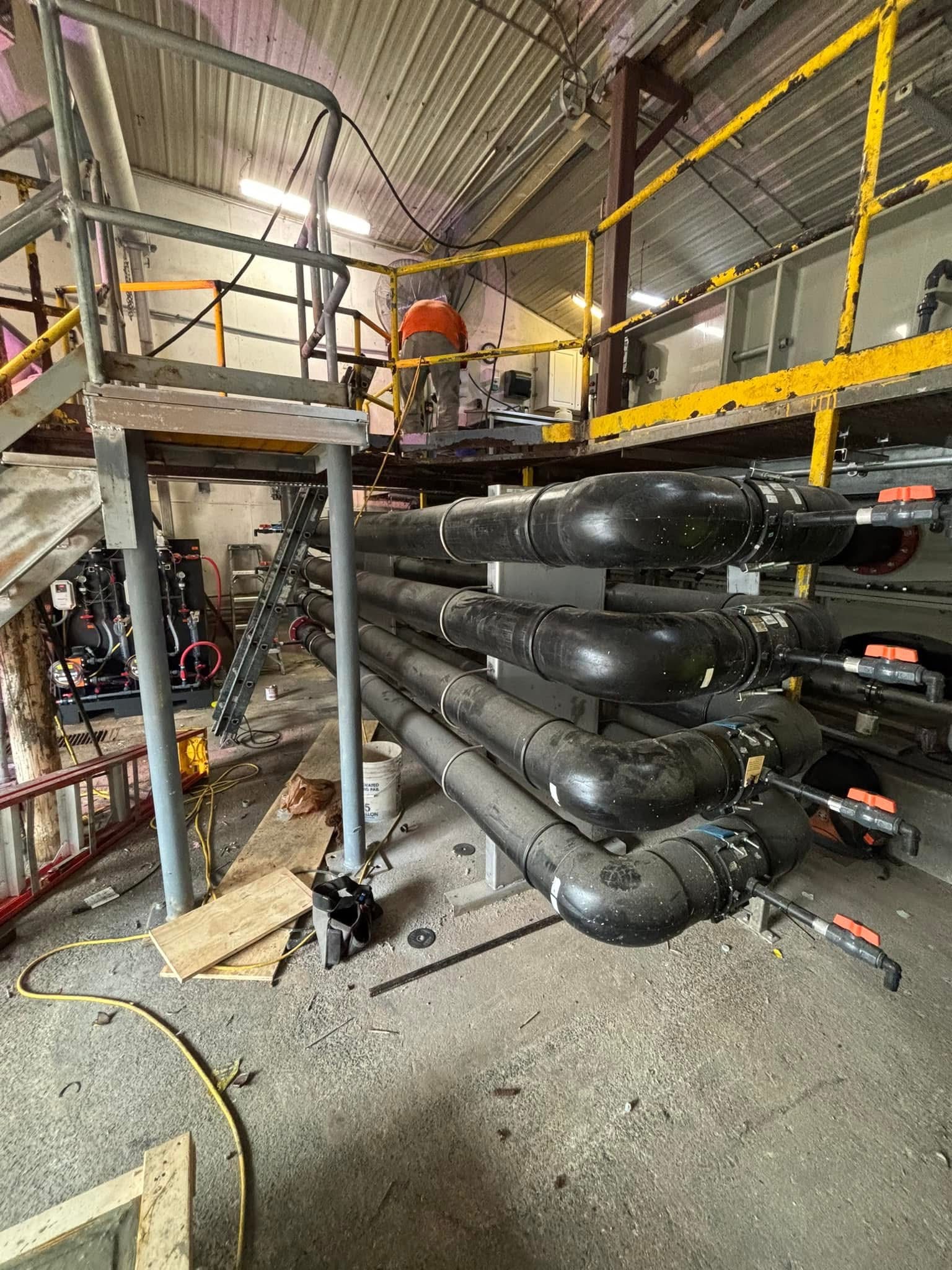 Commercial Plumbing in Building Two Brothers