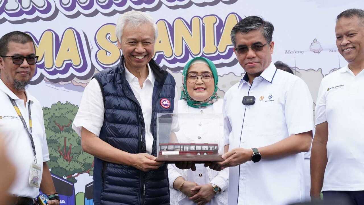 Grup United Tractors Gelar Mudik Nyaman Bersama Scania