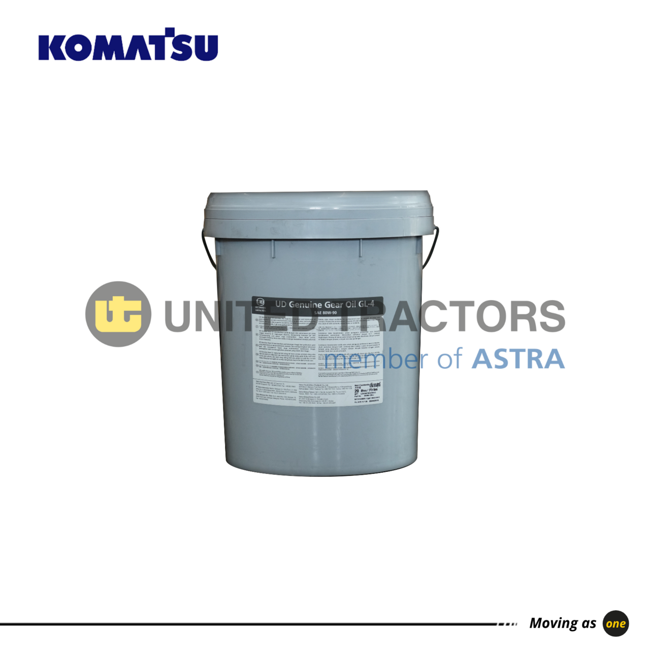 image of UD GEARBOX OIL 80W90 PAIL (20 L)
