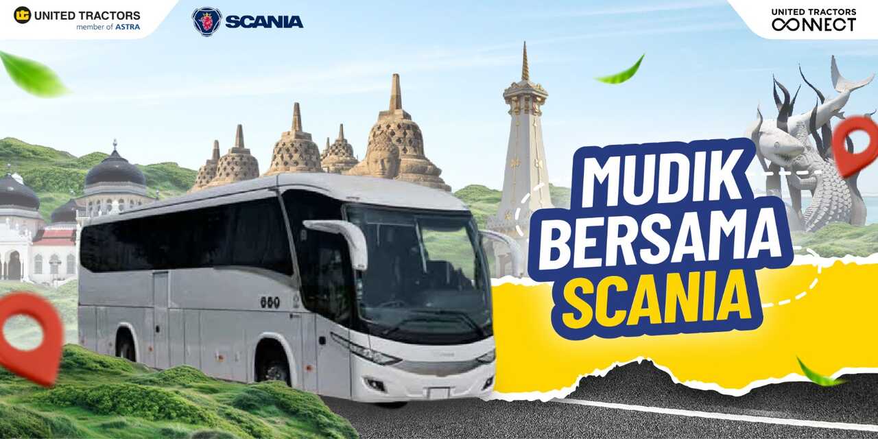 image for Bus Scania Pilihan Terbaik Transportasi Mudik Lebaran 2026 