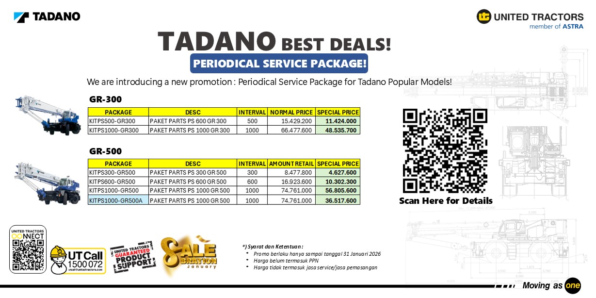 MAINTENANCE PACKAGE TADANO's thumbnail