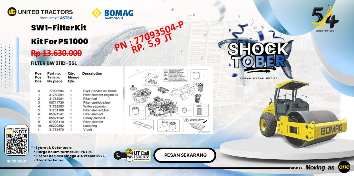 FILTER KIT BOMAG PS 1000 BW211D-5SL's thumbnail