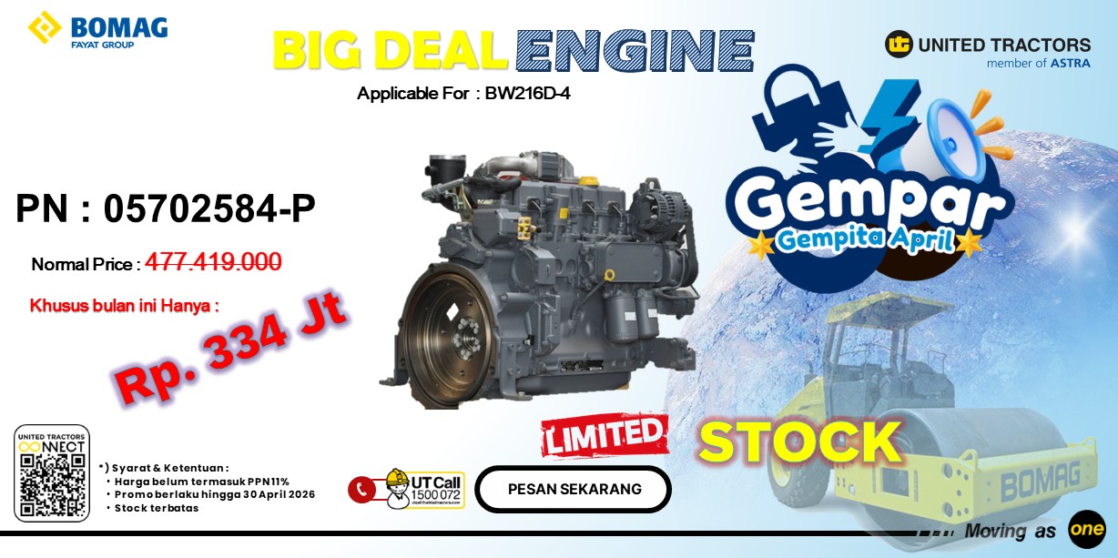 PROMO ENGINE BOMAG BW216 D 4's thumbnail