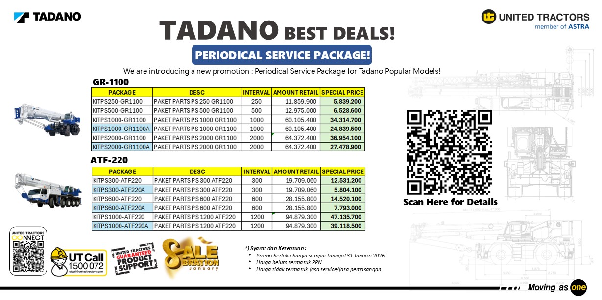 MAINTENANCE PACKAGE TADANO's thumbnail