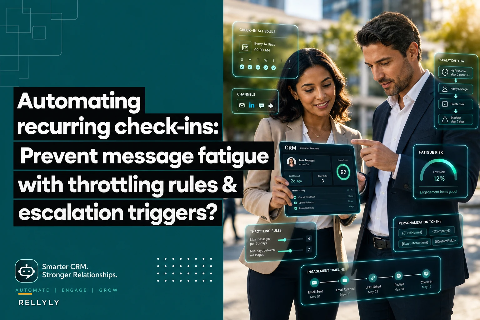 Automating recurring check-ins without burning customers: throttling rules and escalation triggers