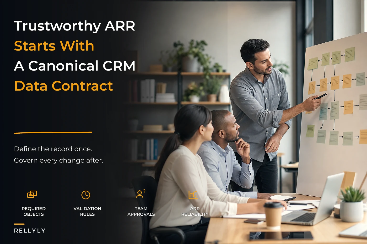 CRM canonical data model: required objects, validation rules and a data‑contract lifecycle for trustworthy ARR reporting