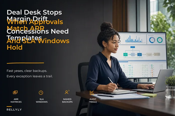Deal‑desk operating model that preserves margin: approval matrices, concession templates and SLA windows