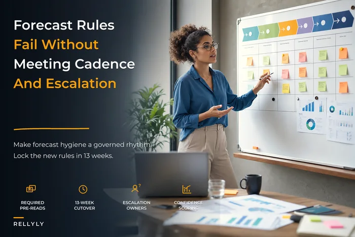 Forecast governance playbook: meeting rhythms, escalation ladders and forecast‑hygiene SOPs