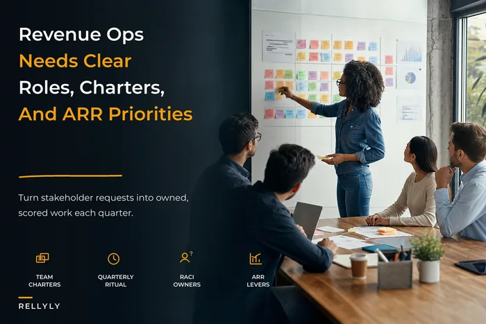 Organizing revenue ops: team charters, RACI examples and a quarterly prioritization ritual tied to ARR levers