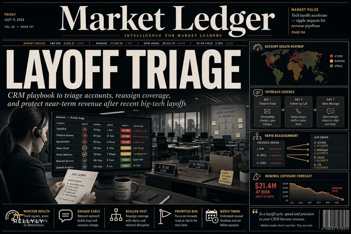 Responding to big-tech layoffs: a CRM playbook to protect revenue, retention, and coverage