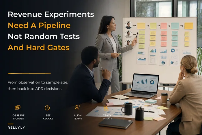Revenue experimentation playbook: hypothesis pipeline, sample‑size rules and learning loops