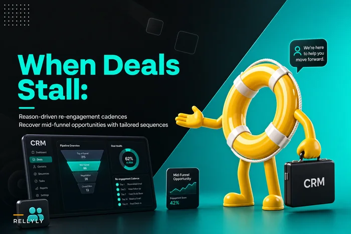When deals stall: a reason-driven re-engagement cadence matrix to recover mid-funnel opportunities