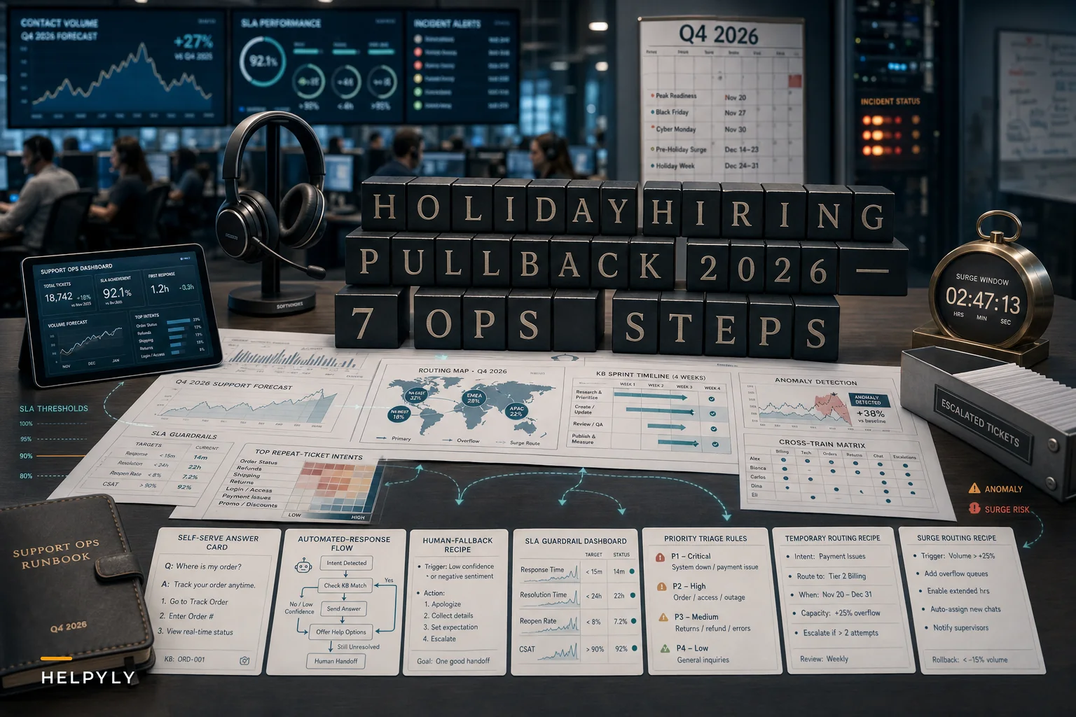Holiday Hiring Pullback 2026: 7 Immediate Operational Steps Support Managers Should Take