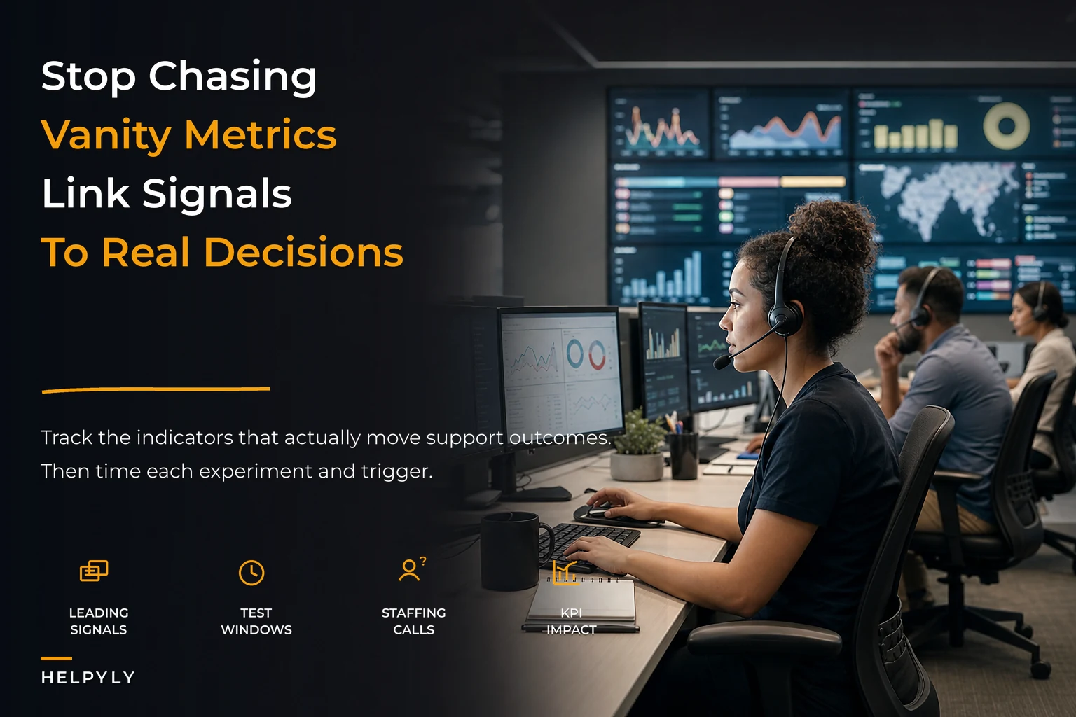 Stop guessing: a metrics playbook that links support KPIs to decisions and experiments