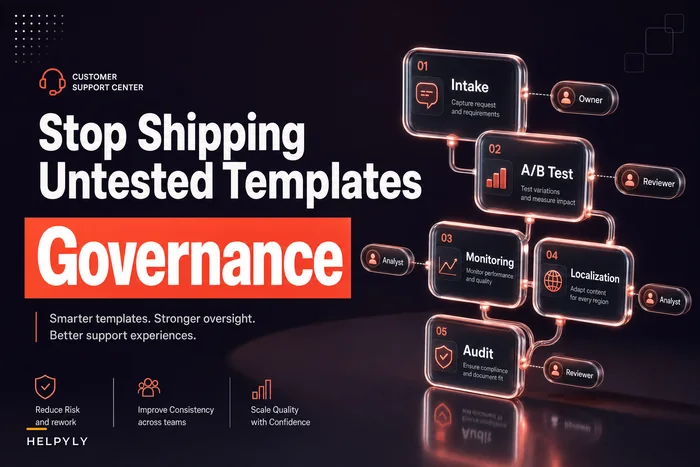 Stop shipping untested templates: A/B testing canned responses, personalization safety checks and localization rules