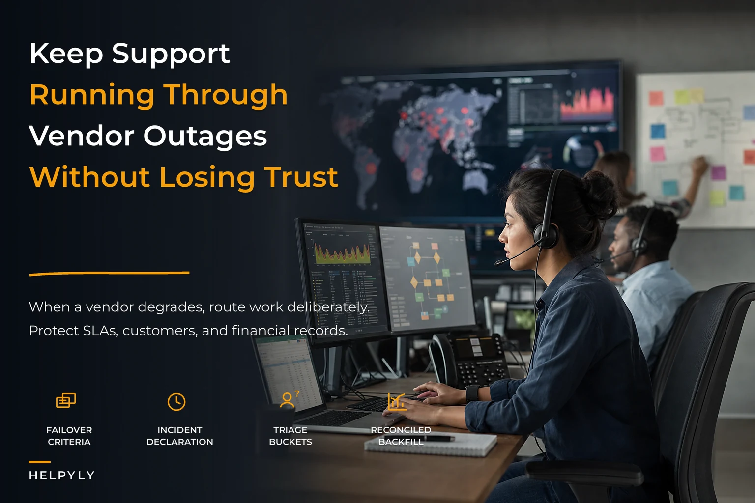 Support continuity playbook for vendor outages