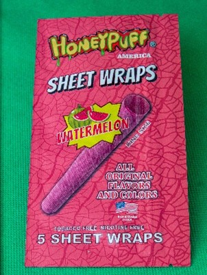5 Sheet Honeypuff wraps