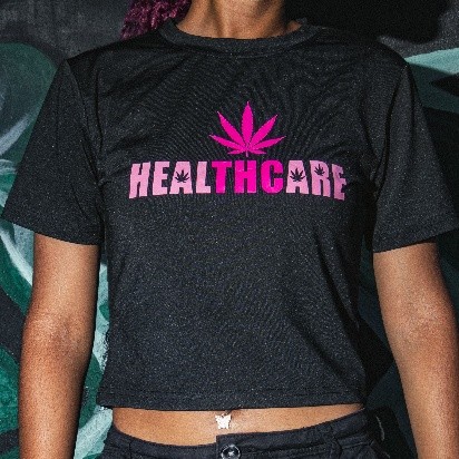 Women's HealthCare crop shirt