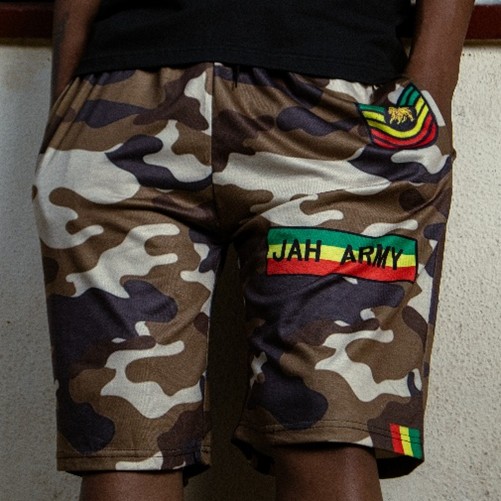 Jah Aemy Camo Shorts