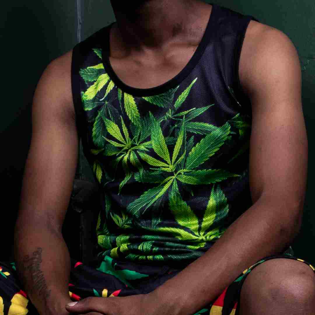 Green Leaf Tank Top