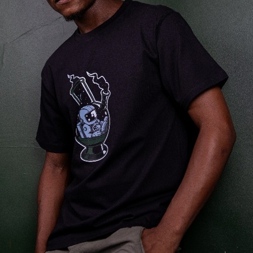 Spaceman Bong Shirt additional image