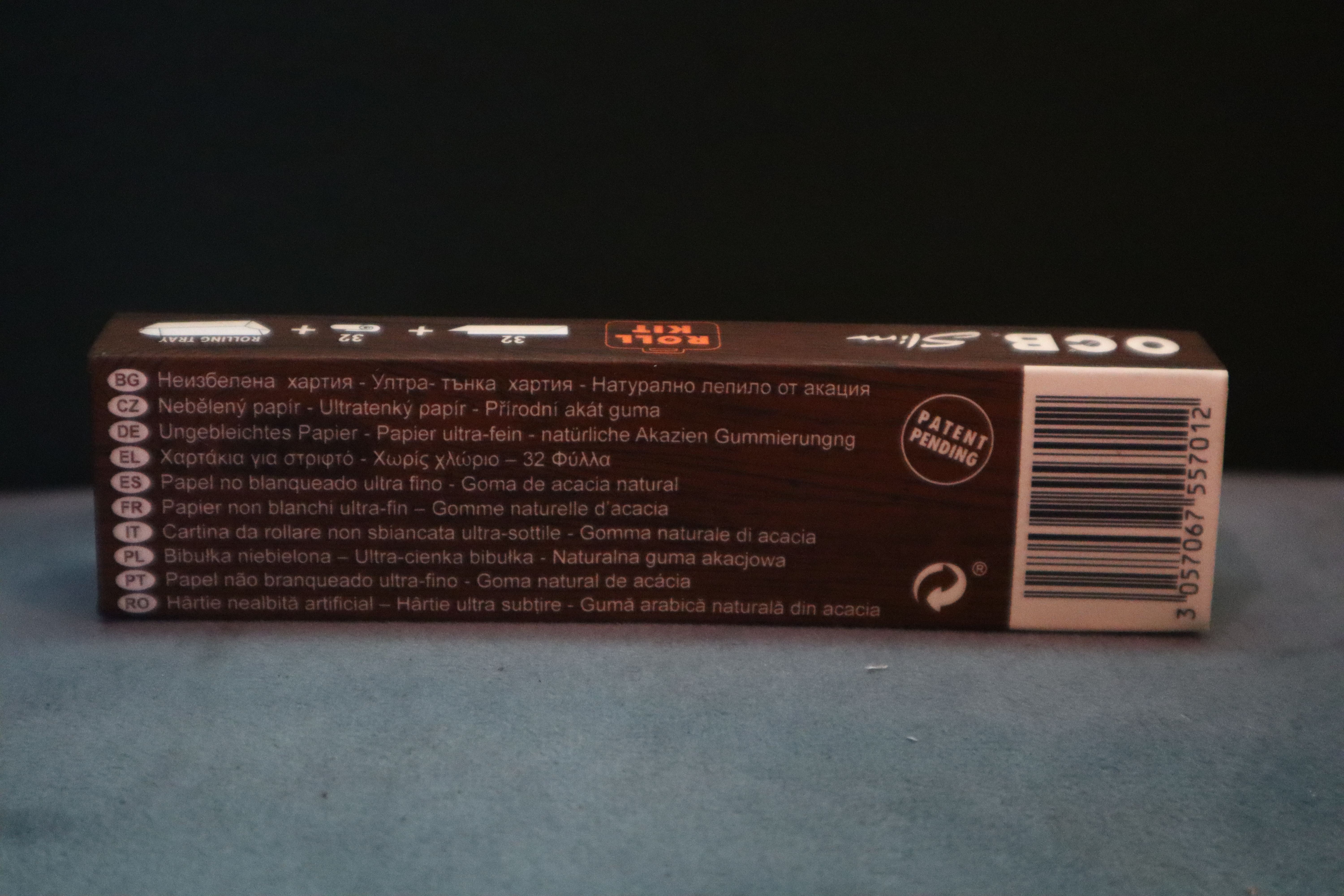 OCB King Size Rolling Paper & Crusher