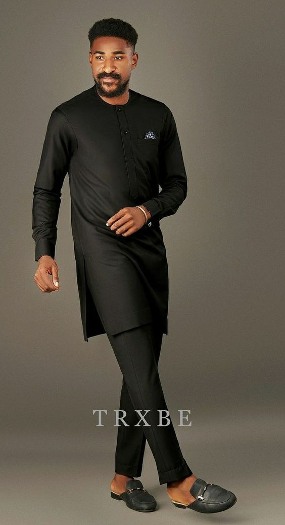 Elegant Black Senator Outfit for Men