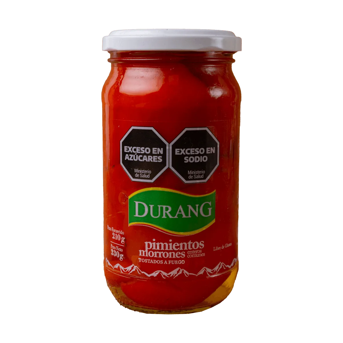 Morrón tostado Durang 210g