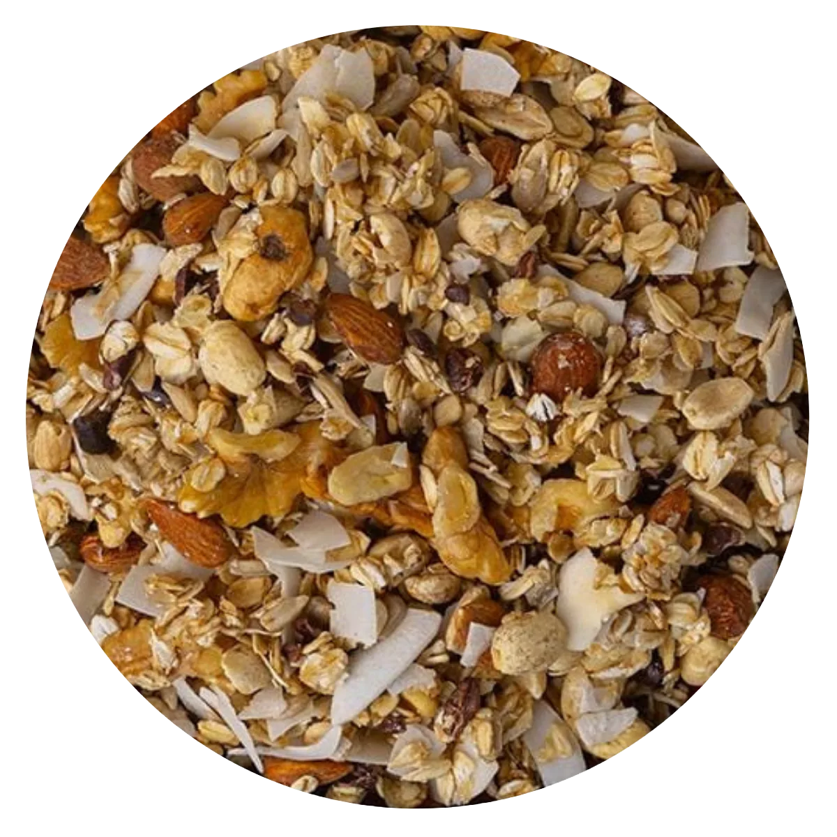 Granola energética proteica