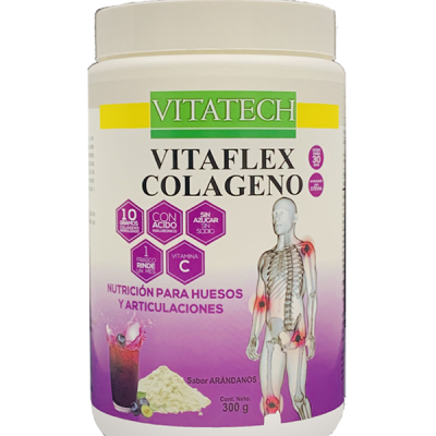 Colágeno polvo arándano vitaflex 360gr vitatech