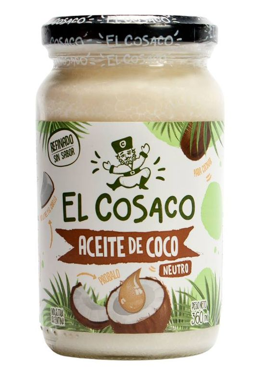 Aceite coco neutro El Cosaco 360ml