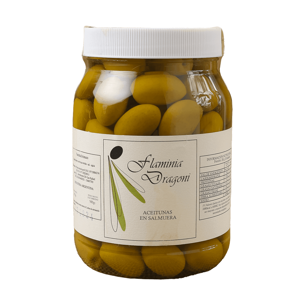 Aceituna verde 500g Dragoni