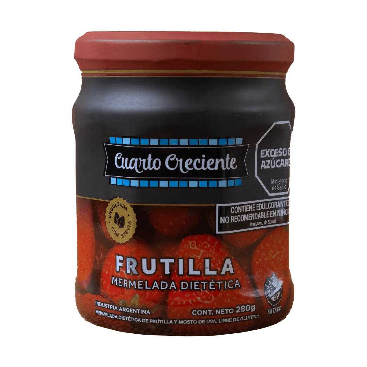 Mermelada frutilla con stevia 280gr CC