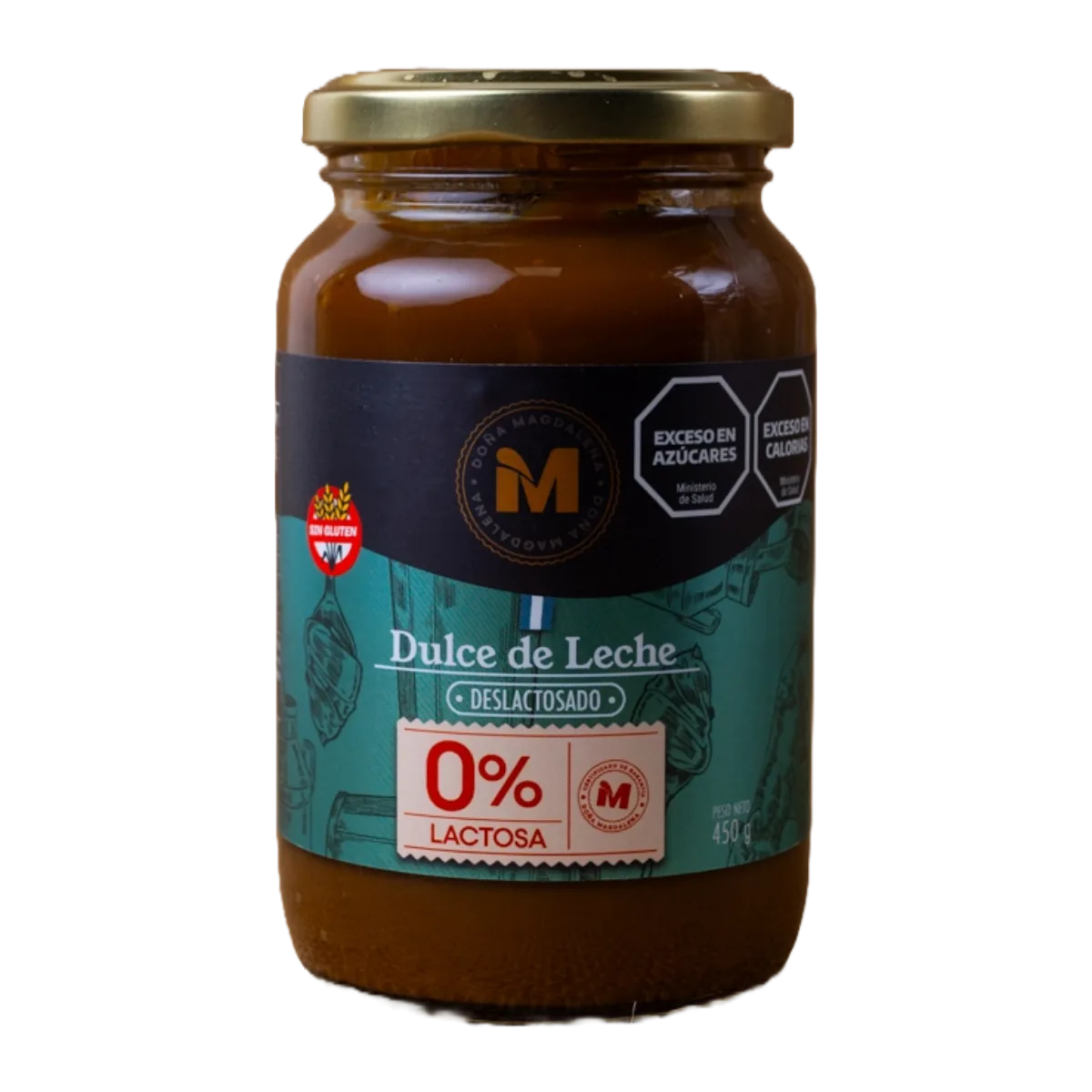 Dulce de leche deslactosado 450gr DM