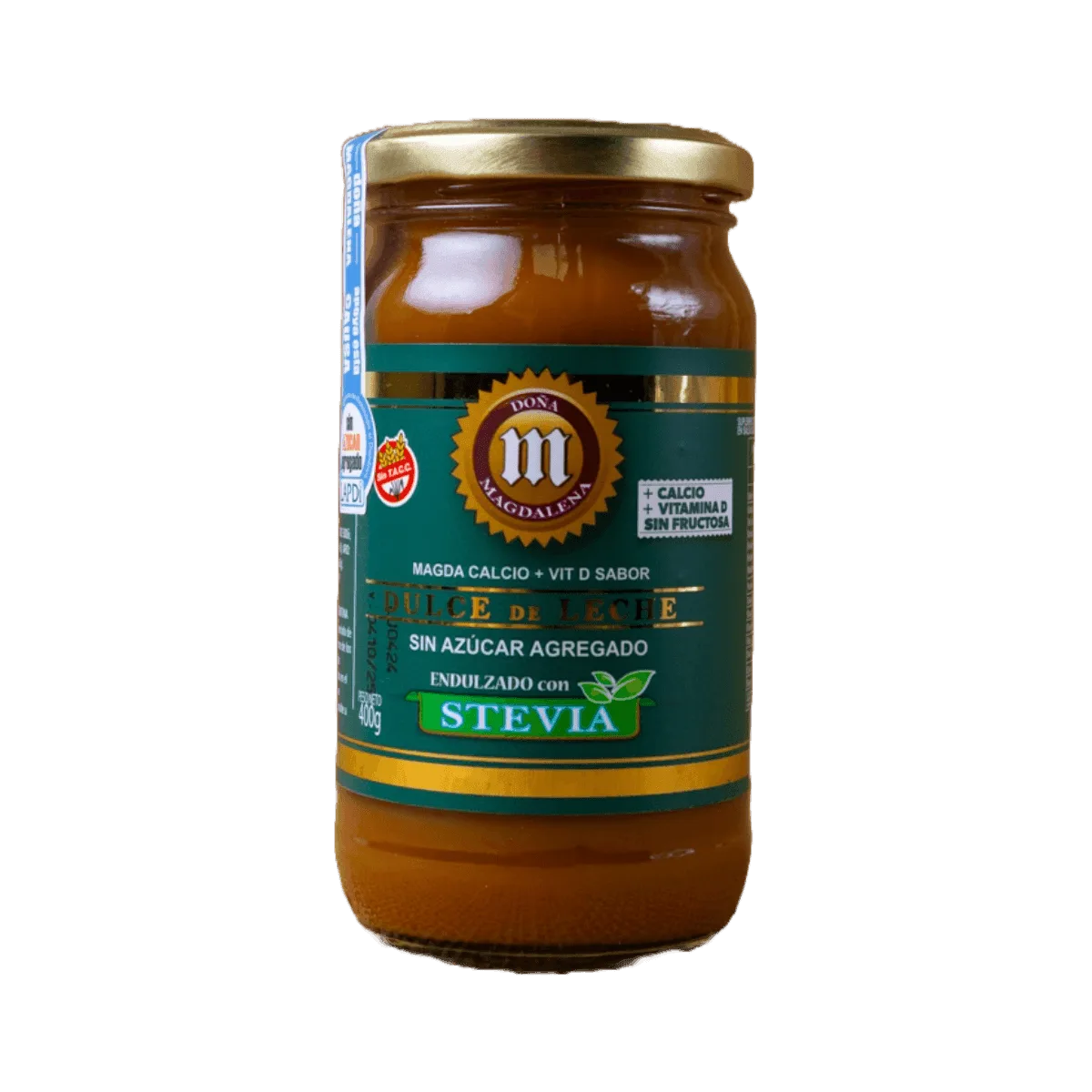 Dulce de leche sin fructosa con stevia 400gr DM