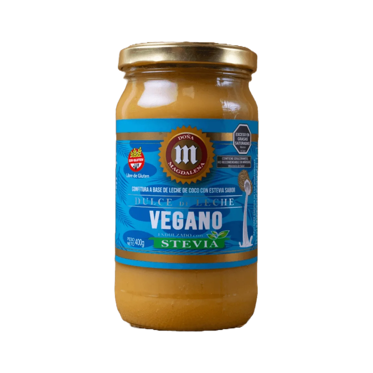 Dulce de leche vegano con stevia 400gr DM
