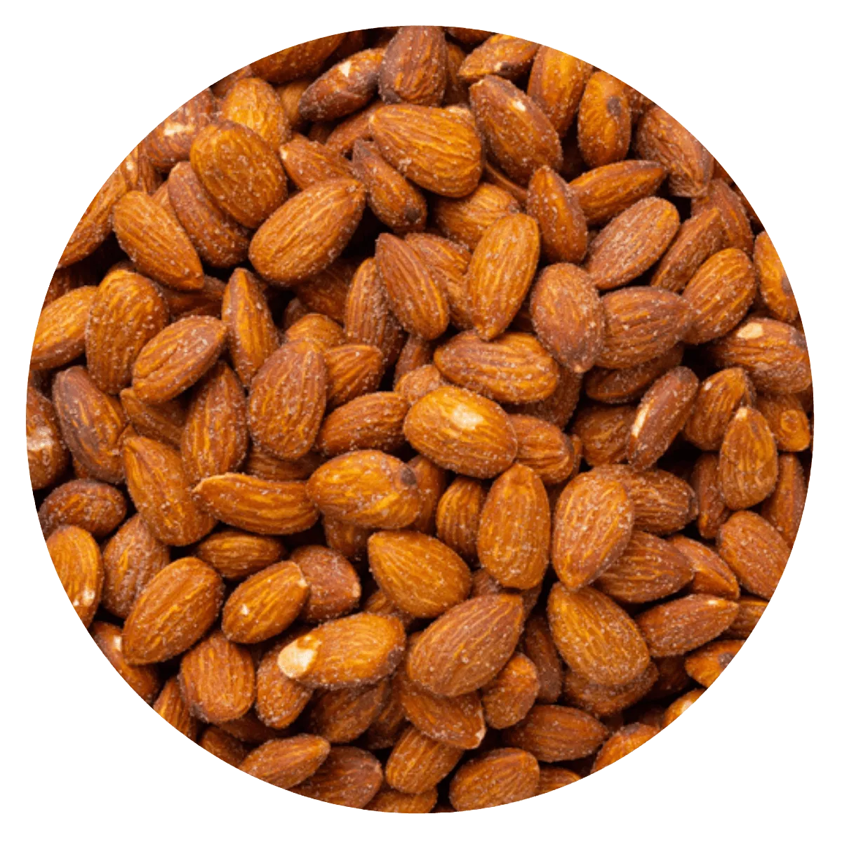 Almendra tostada con sal