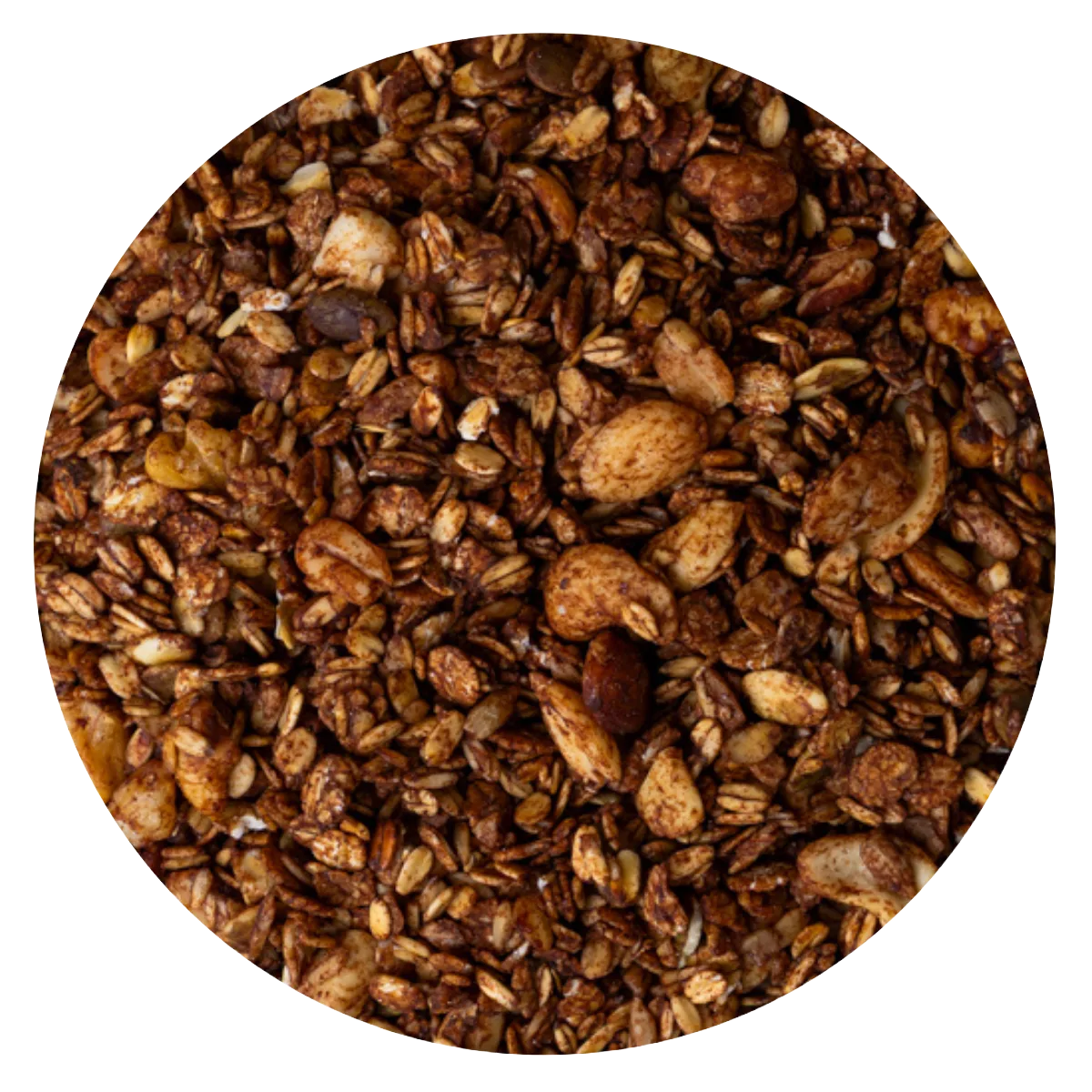 Granola energética proteica chocolate