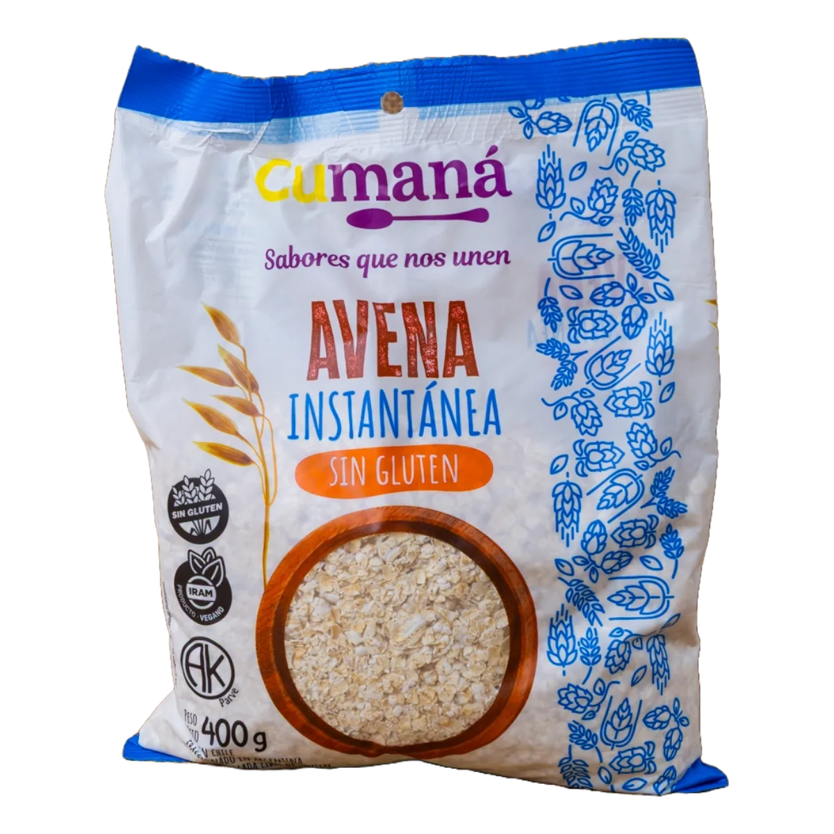 Avena instantanea 400g Cumana Sin gluten
