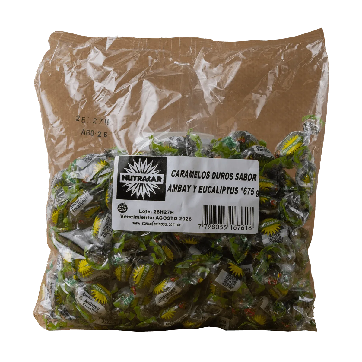 Caramelo Ambay y Eucalipto 675g Nutracar