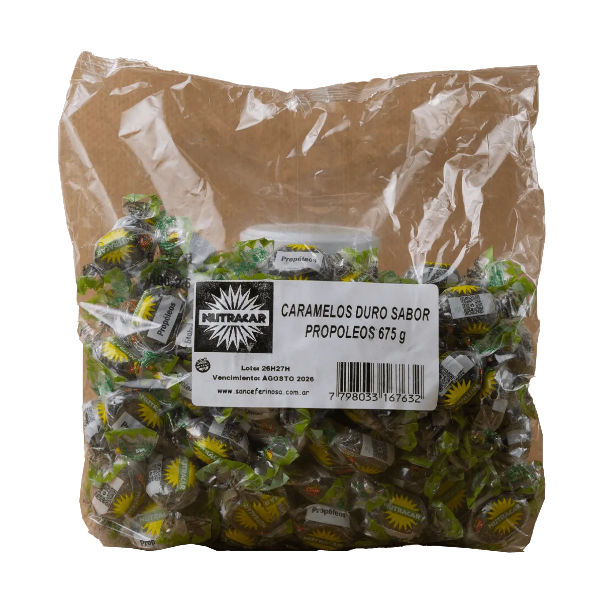 Caramelo Propóleo 675g Nutracar